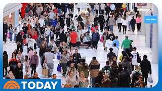 Black Friday Shoppers Search for Deals at Stores and Malls