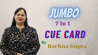 Jumbo Cue Card | 7 In 1 | Sep.To Dec. 2021 | Speaking Tips By Rachna Gupta | The Australian Academy