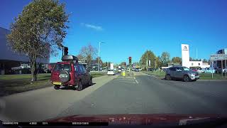 #Exeter test route clips Hennock Road turn