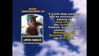 Lintus Charles ~ Short Obituary
