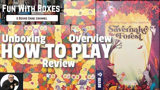 Savernake Forest Board Game | Unboxing, Overview, How to Play and Review | Devir Games | Fun game