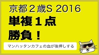 【競馬】京都２歳S 2016　単複１点勝負【にしちゃんねる】