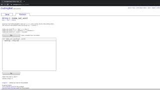 String-1 (make_out_word) Python Tutorial || codingbat.com