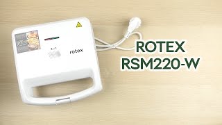 Розпаковка ROTEX RSM220-W