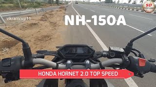 Honda Hornet 2 0 Top Speed On NH-150A