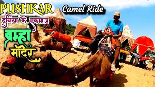 Pushkar Trip ll Camel Ride ll Bramha Temple Only One in the world ll Tour Guide ll