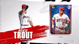 MLB The Show 24 #Live on the Stream pulled Mike Trout