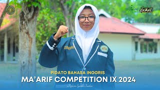 #MC IX_2024_PIDATO BAHASA INGGRIS_MA ALHIDAYAH