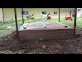 review badger basket covered convertible cedar sandbox with canopy just built