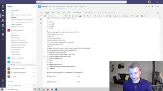 Standard Algorithm Questions (Higher Computing)