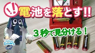 乾電池の残量を3秒で見分ける裏技【検証】