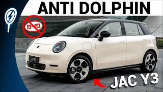 JAC Y3 - SERÁ LANÇADO AINDA EM 2023 NO BRASIL PARA ENFRENTAR O BYD DOLPHIN !!!