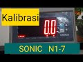 kalibrasi timbangan sonic N1-7  @timbanganelektronik1725