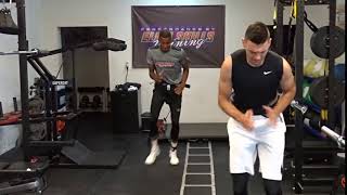 Vertimax with Louis Olinde and Njegos Sikiras Speed Agility Ladder (step-in one foot)