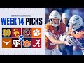 Picks for EVERY Top 25 game in College Football [Full Week 14 Predictions]