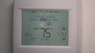 Honeywell VisionPRO 8000 Tutorial: Wi-Fi Setup