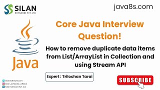 How to remove duplicate data items from List or ArrayList using Collection Framework and Stream API
