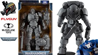 McFarlane Toys Warhammer 40k Space Marine Reiver Artist Proof w/ Grapnel Launcher Review FLYGUYtoys