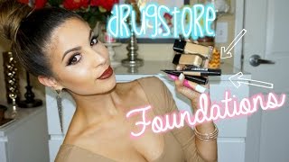 Top 5 DrugStore Foundations ♡