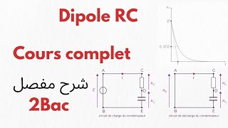 dipole RC 2bac, cours complet جميع الحالات