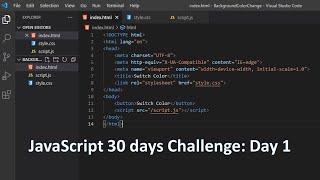 Javascript 30 days challenge | Day 1