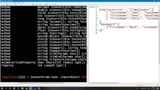 Powershell JSON tables