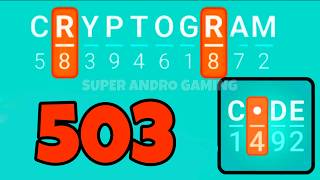 CRYPTOGRAM 503