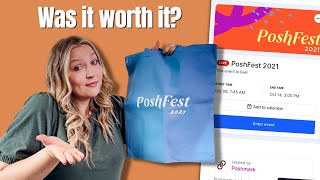 Poshfest 2021 Recap, Walkthrough NEW FEATURES, Swag Bag Unboxing,  WAS IT WORTH GOING?