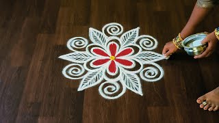 Latest daily morning rangoli for beginners 🌺 3×2 dots margazhi madha kolam 🌺 easy muggulu designs 🌺