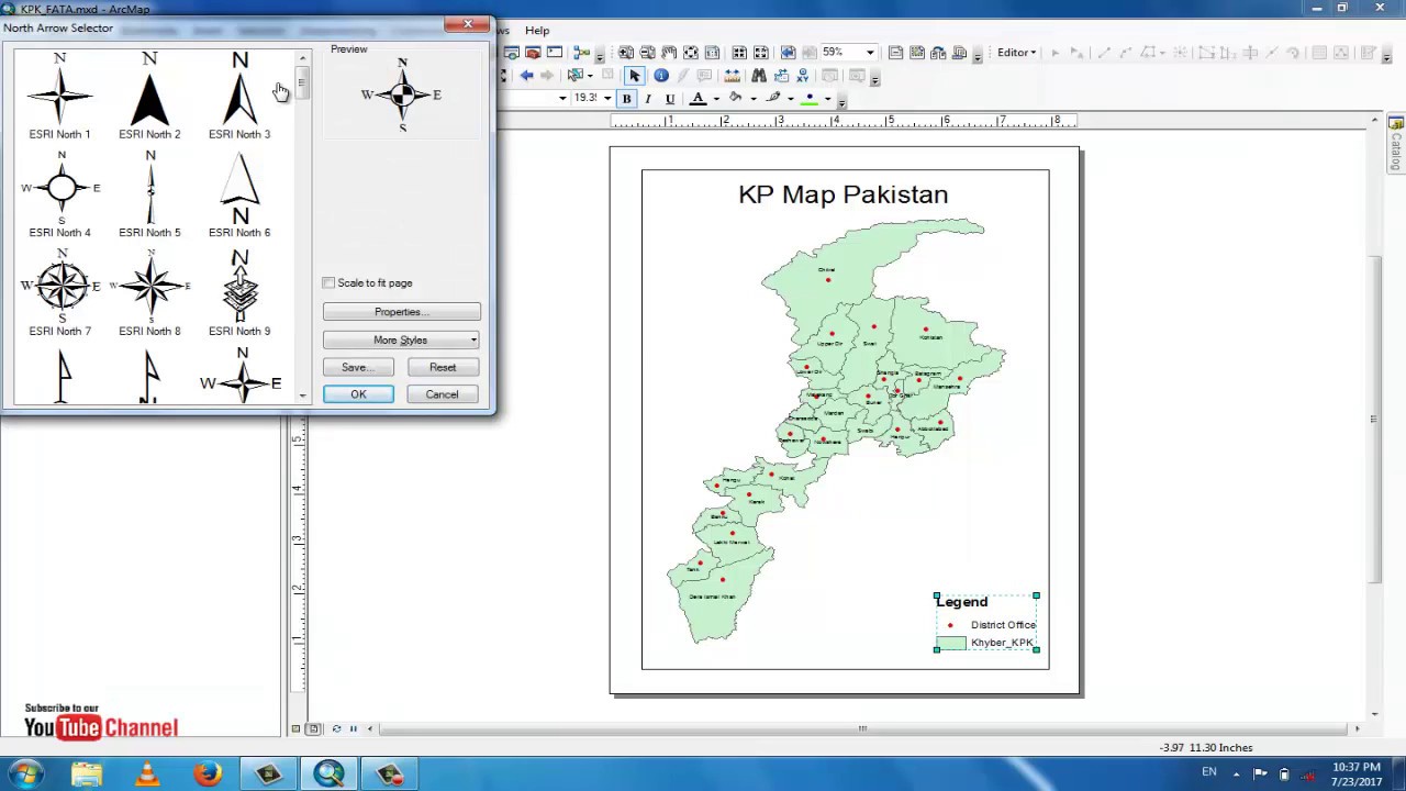 How To Make Map Layout In GIS || Map Layout In ArcMap || Create Map ...