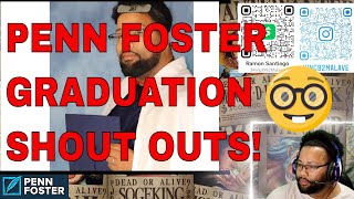 Penn Foster 🤓 Update Subscriber Graduation Shout outs!😎