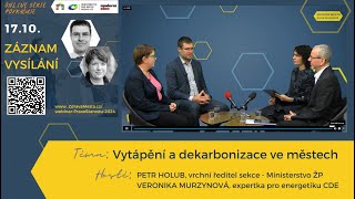 [záznam3] 📺MODERNÍ MĚSTA: PRAXE STAROSTŮ II - Vytápění a dekarbonizace ve městech