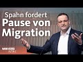 Jens Spahn kritisiert Asyl-Migration: EU-Grenzen dichtmachen? | WDR Aktuelle Stunde