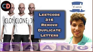 Remove Duplicate Letters | Leetcode 316 | Stacks | Live coding session 🔥🔥