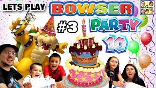 Lets Play MARIO PARTY 10! Bowser Party in Mushroom Park!  (FGTEEV 5 Player FAMILY GAMEPLAY Part 3)