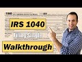 2023 IRS Form 1040 Walkthrough | Single No Dependents