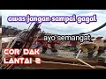 pengecoran lantai 2 dengan mesin pompa Ready Mix #short video