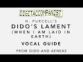 Dido's Lament (Vocal Guide) – Digital Accompaniment