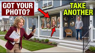 HOA Karen Kept Taking Photos of My House — So I Covered My Porch in Funhouse Mirrors