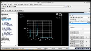 Harmonic Analysis of a cantilever beam | Ansys Mechanical APDL