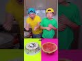 Chocolate cake vs watermelon ice cream challenge! #funny #food #shorts by Ethan Funny Family