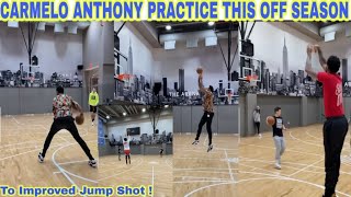 Carmelo Anthony Practice this Off Season! Practice Shooting and Jump Shot.