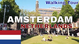 Walking tour in AMSTERDAM, Netherlands 4K 60fps UHD