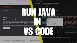 How to Make Java Program Run in VS Code | Install Java JDK & JOptionPane Tutorial