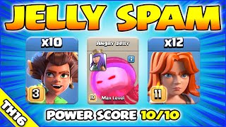 Angry Jelly Spam is UNSTOPPABLE!!! TH16 Attack Strategy (Clash Of Clans)