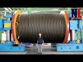 Amazing Giant Steel Rope Manufacturing Process With Modern Machines And Skillful Workers