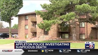 Appleton police investigate suspicious death