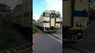 【キハ47】福平小学校踏切を通過します。　#shorts #JR #train