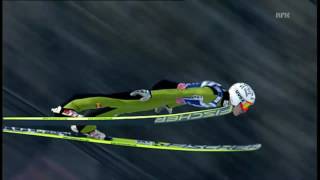 [HD] Jurij Tepes 220m HILL RECORD FALL Harrachov 2013