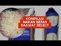 ASMR EATING RAW RICE || COMPILATION EATING RAW RICE DAAWAT SELECT